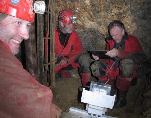 GPR Roteg in a cave